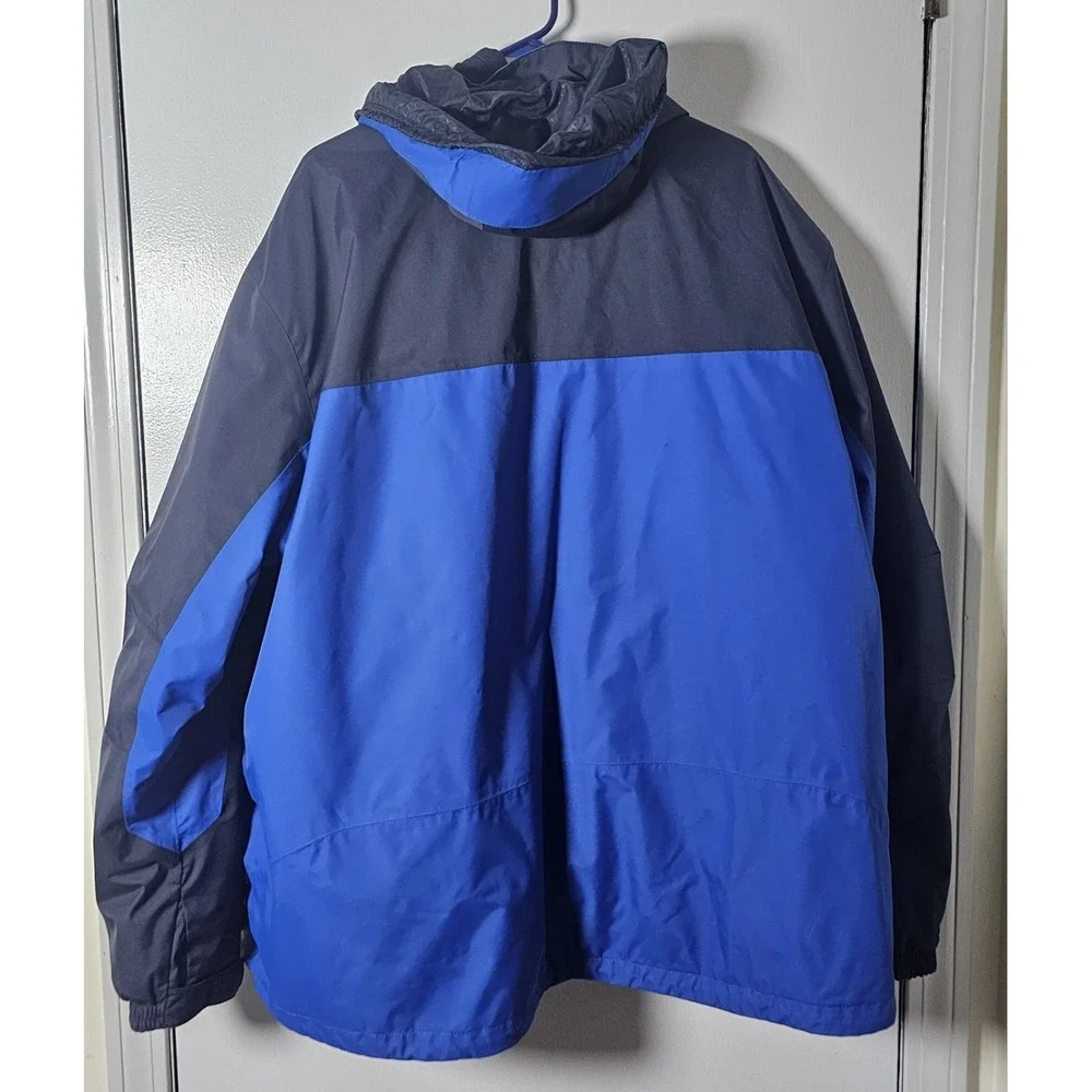 Columbia Whirlibird Omni-Tech Vented Hooded Interchange Jacket Blue Size 3X